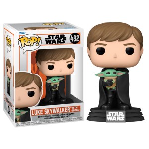 Wars Mandalorian Luke with Child funko pop